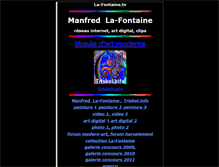 Tablet Screenshot of la-fontaine.tv